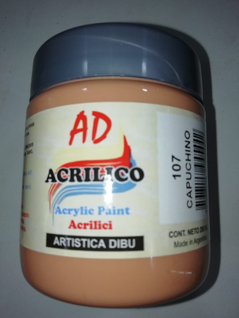 Acrilico ad 200ml 107 - capuchino