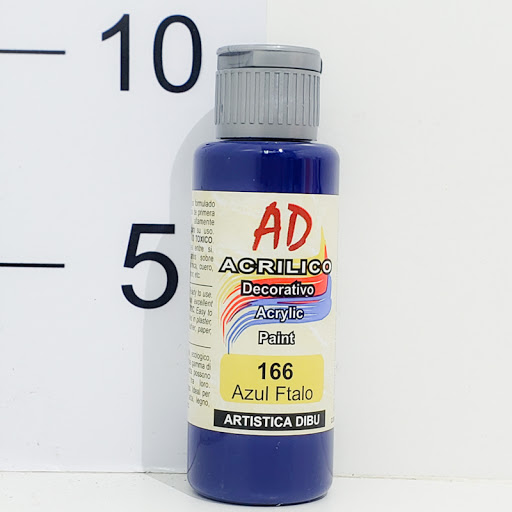 Acrilico ad azul ftalo - 166 x 60 ml.