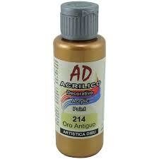 Acrilico ad oro antiguo - 214 x 60 ml.