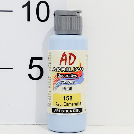 Acrilico ad azul esmeralda -158 x 60ml.