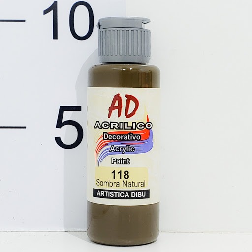 Acrilico ad sombra natural - 118 x 60 ml.
