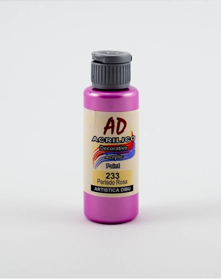 Acrilico ad perlado rosa - 233 x 60ml.