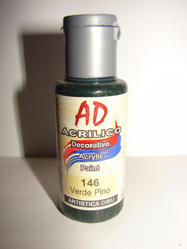 Acrilico ad verde pino - 14 x 60 ml.