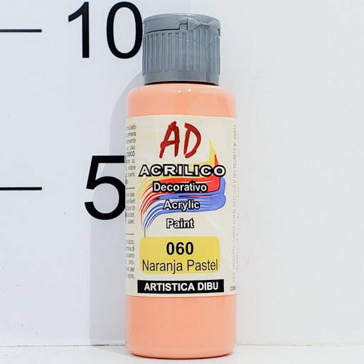 Acrilico ad naranja pastel - 060 x 60 ml.