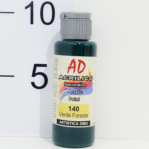 Acrilico ad verde foresta - 140 x 60 ml.