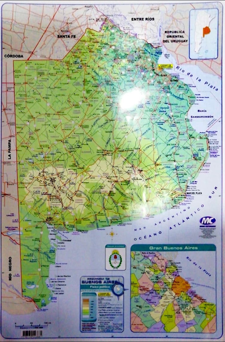 Mapa mc nro 6  cartografico bs as 