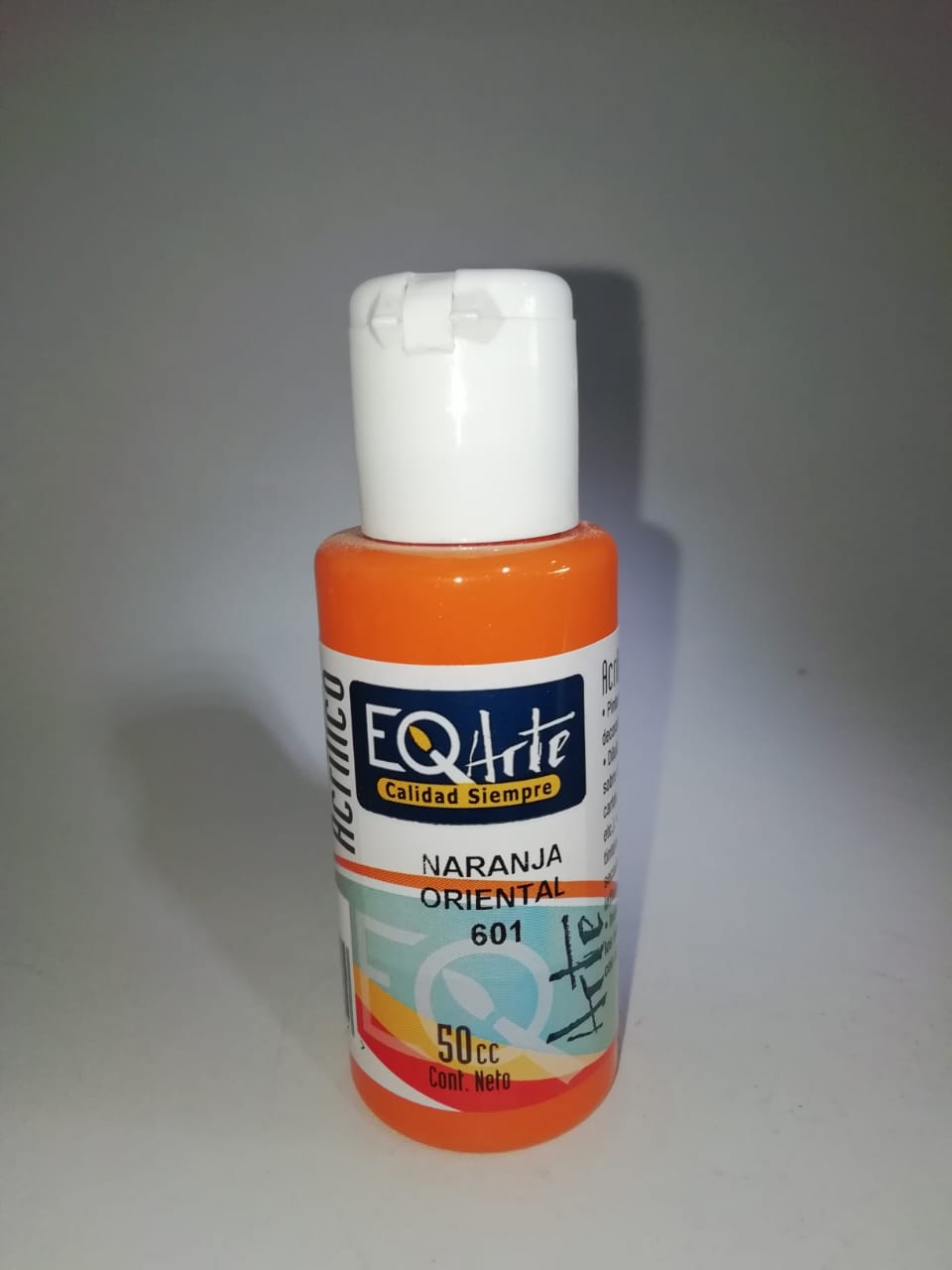Acrilico eq naranja oriental-601