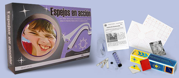 Juego de ciencias "espejos en accion"