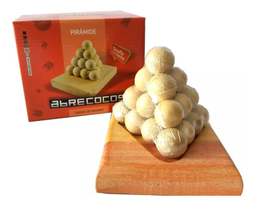 Juego de ingenio abrecocos "piramide" 