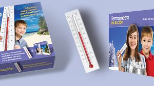 Juego de ciencias "termometro en accion" 