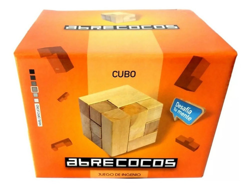 Juego de ingenio abrecocos "cubo"