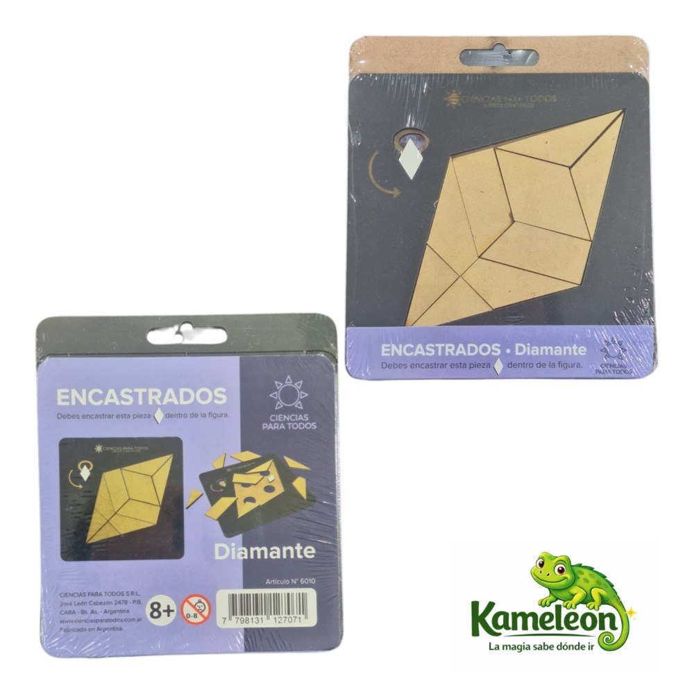 JUEGO DE INGENIO ENCASTRADOS DIAMANTE