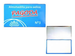 Almohadilla pagoda para sellos n3