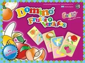 Domino frutas y verduras