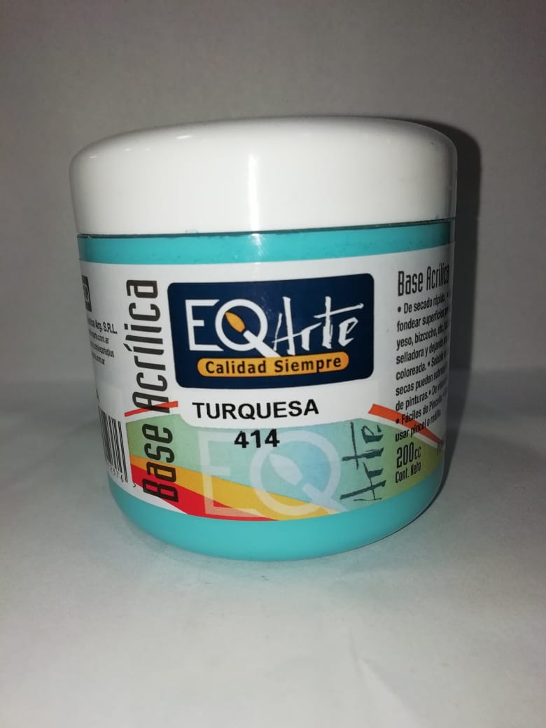 Base eq acrilica  414- turquesa 
