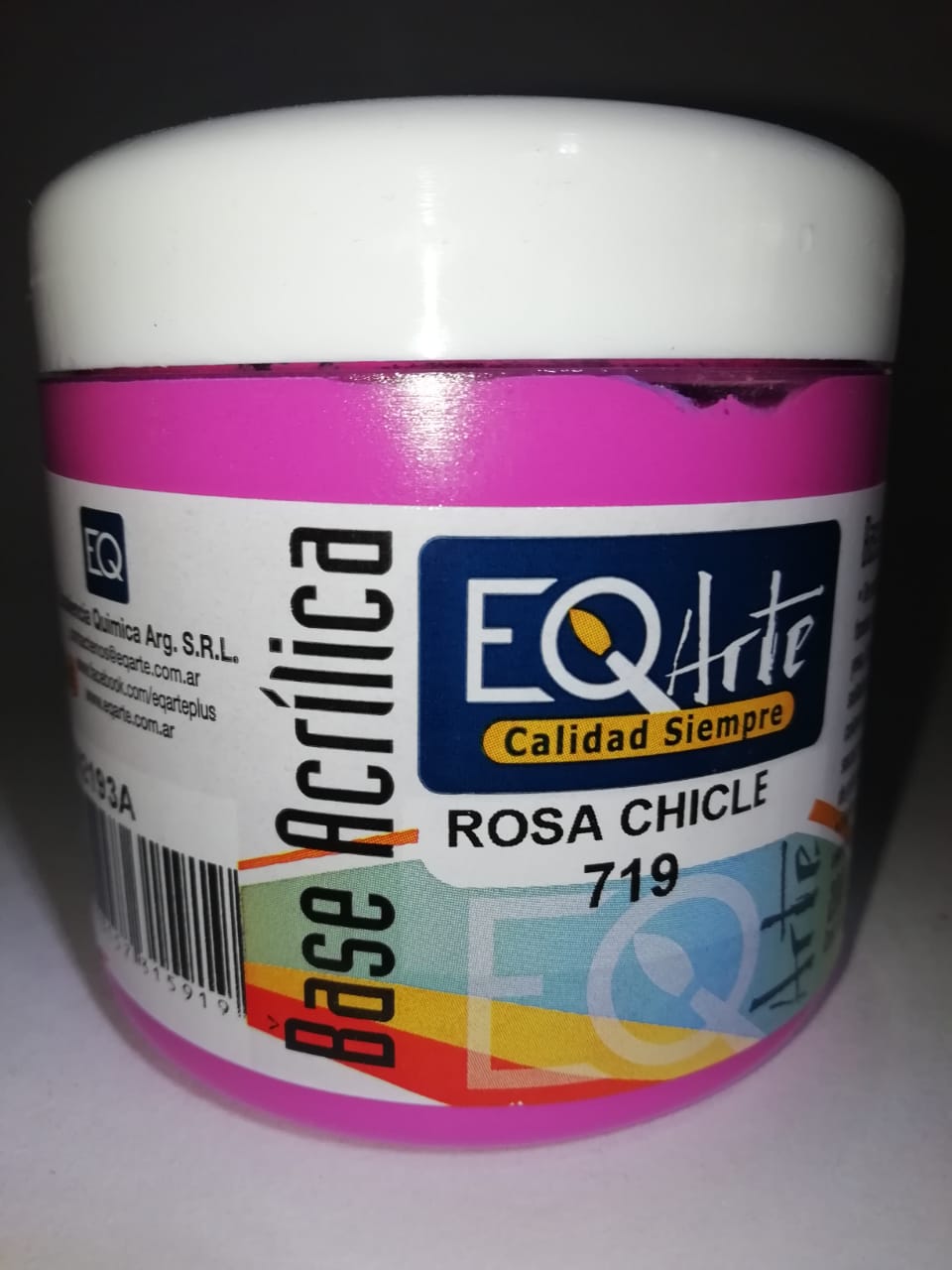Base eq acrilica rosa chicle 719