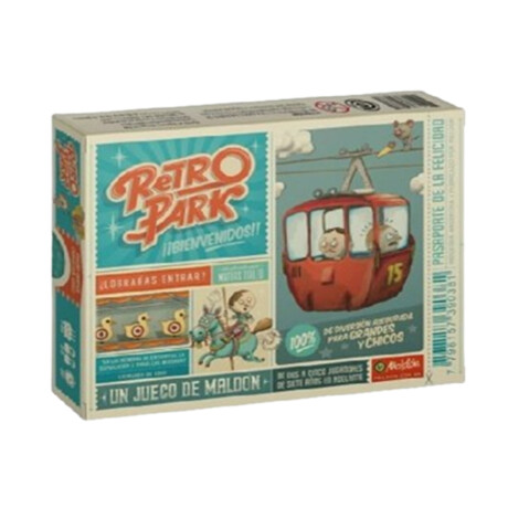 Juego de cartas maldon: retro park 