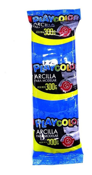 Arcilla playcolor masa para modelar  x 300 grs.