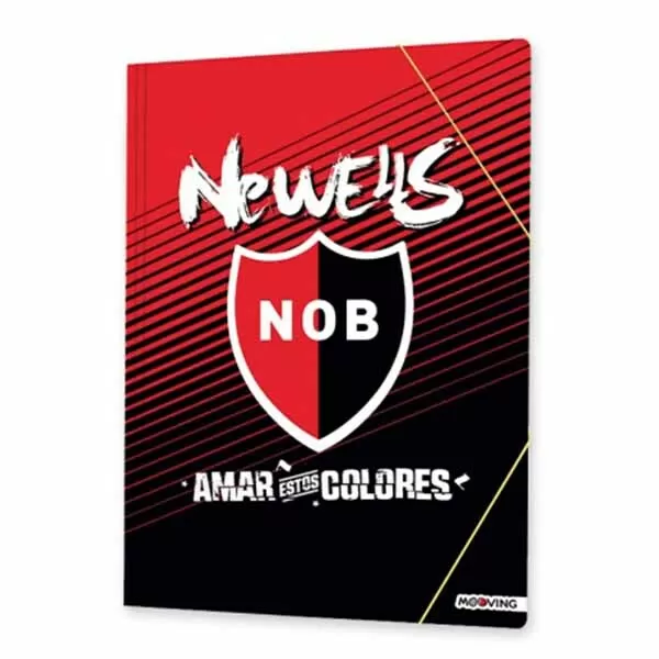Carpeta mooving 3 solapas oficio newell"s old boys