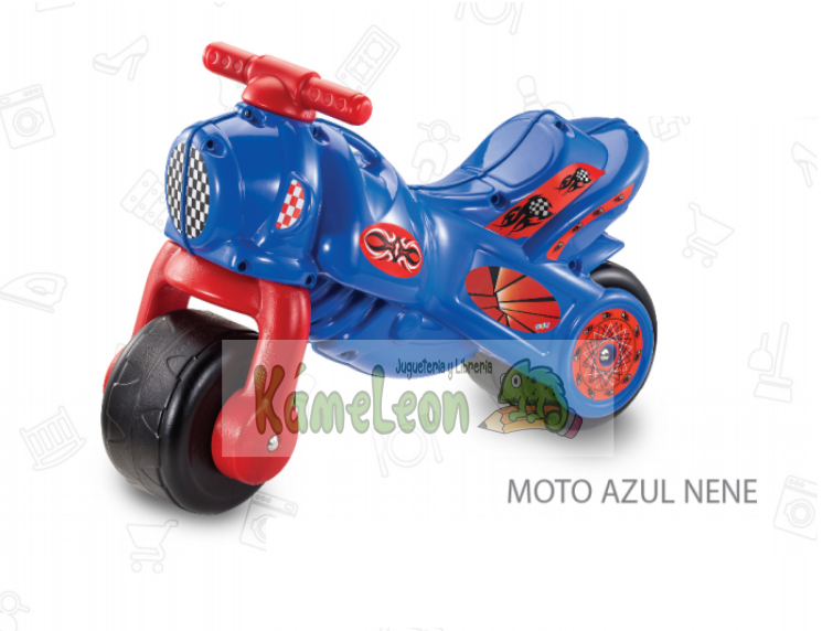 Moto azul