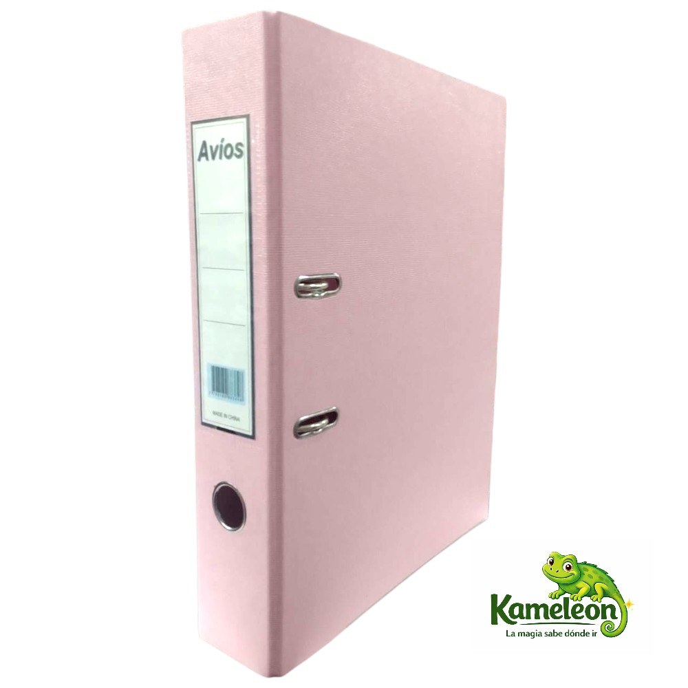 Bibliorato avios oficio ancho pastel rosa