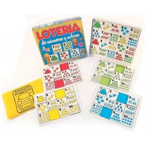 Juego "banquito" 3 en 1 loteria de numeros y colores