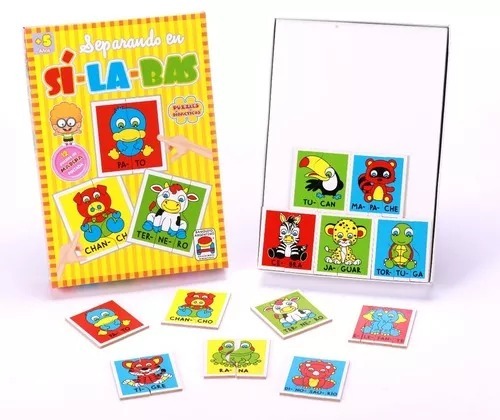 Puzzle seprando las silabas