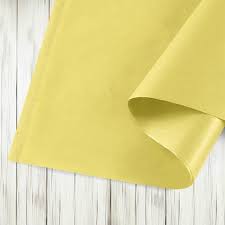 Papel seda amarillo pastel 