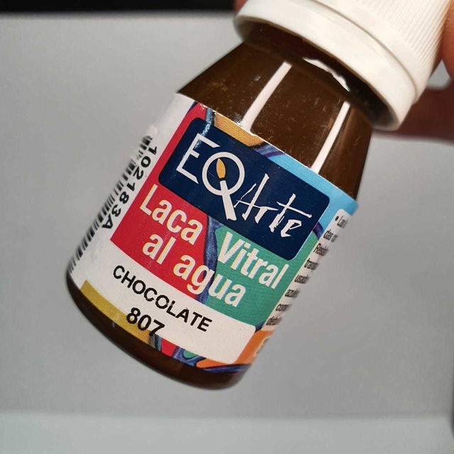 Laca vitral eq  807- chocolate