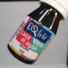 Laca vitral eq 100- negro