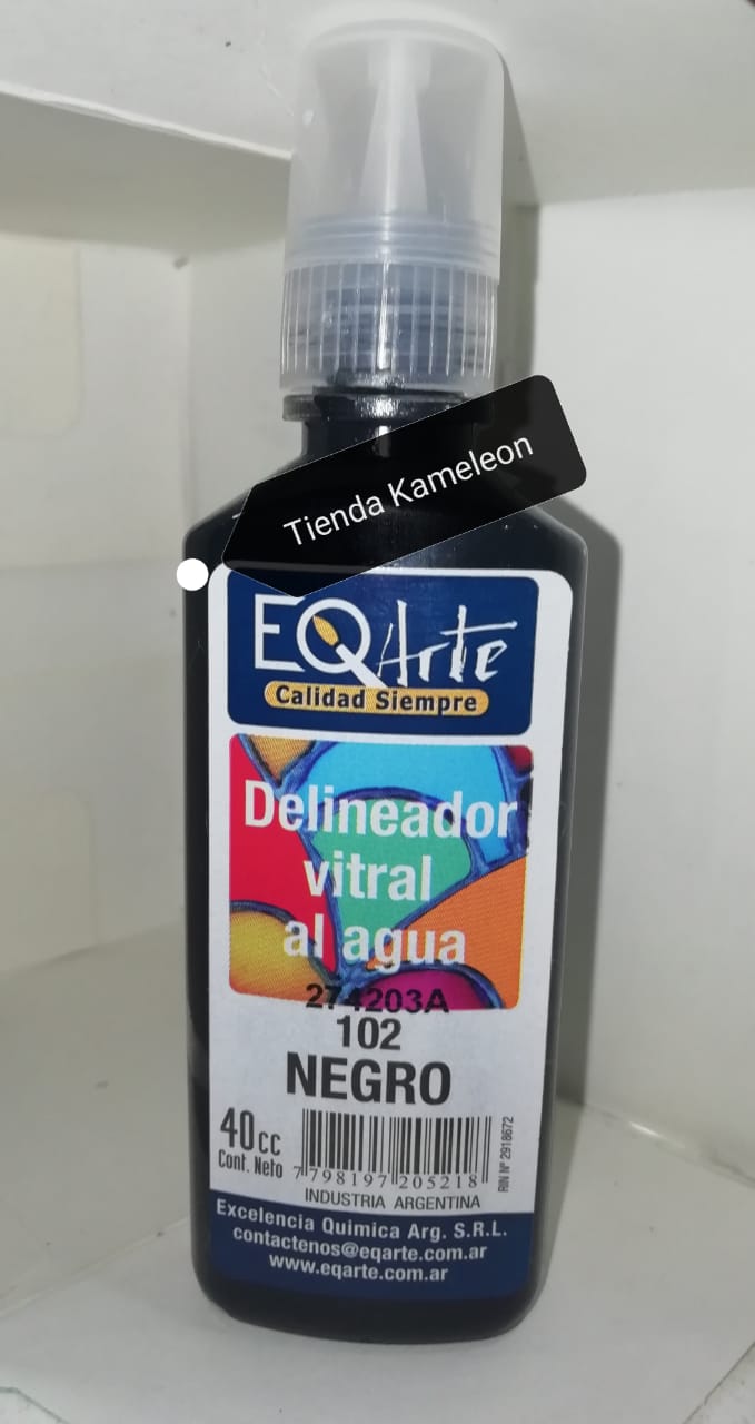 Delineador vitral  eq 102- negro