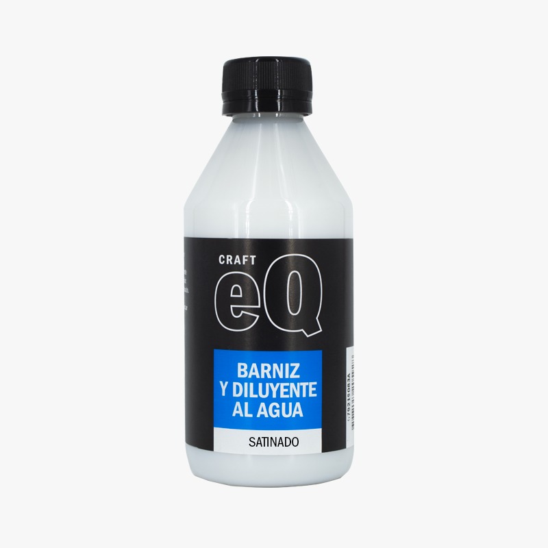 Barniz y diluyente al agua eq mate 