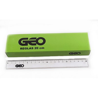 Regla 20 cm "geo" 