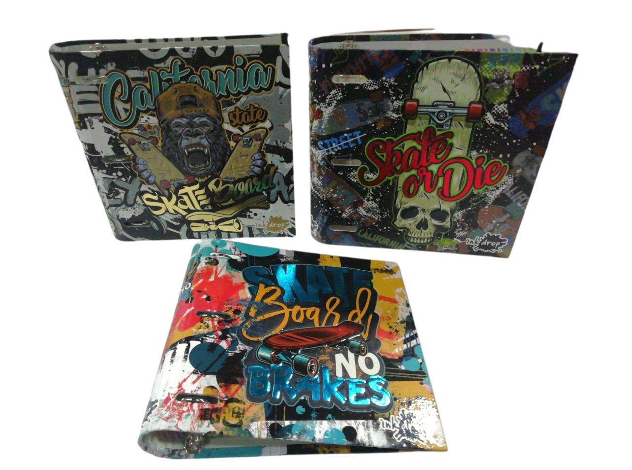 Carpeta inkdrop numero 3 skate board