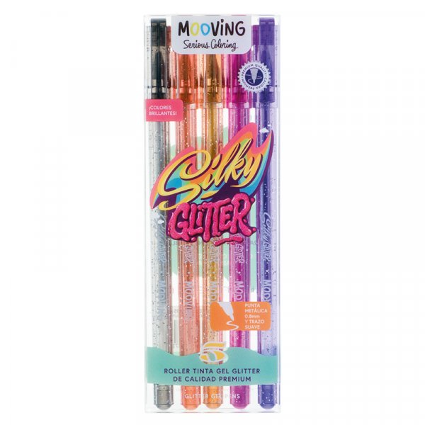 Roller mooving gel gliter x 5