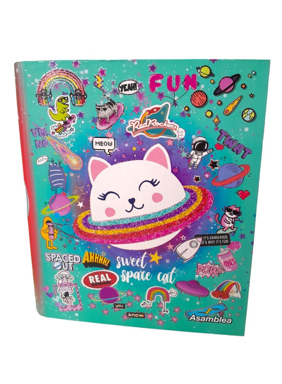 Carpeta asamblea a4 glam glitter