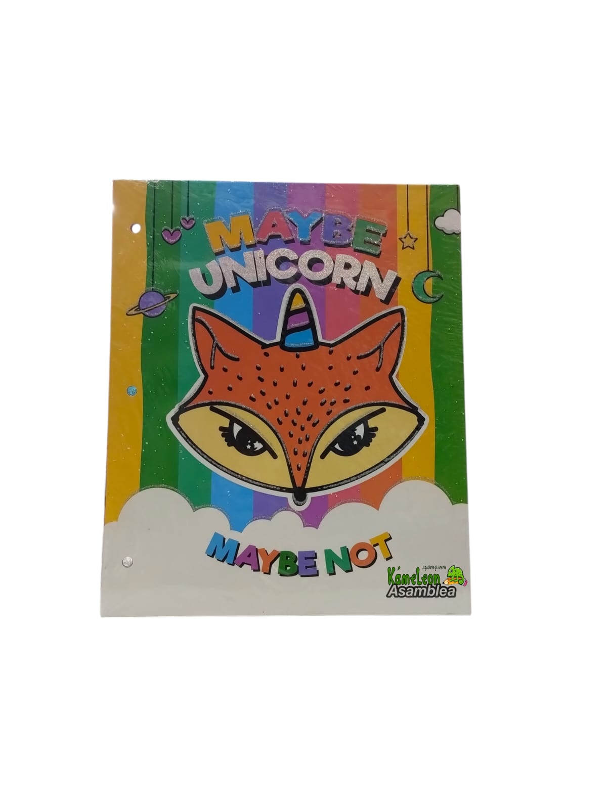 Carpeta asamblea nro 3 dos tapas unicornios