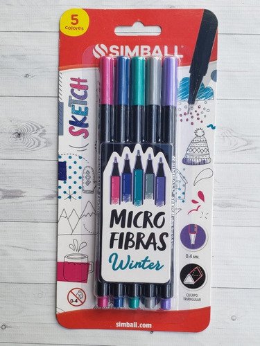 Microfibras simball x5 colores