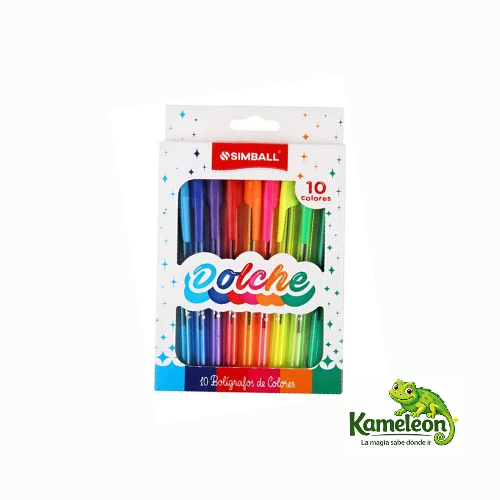 Boligrafo simball dolce color x 10 blister
