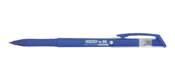 Lapicera borrable simball genio azul