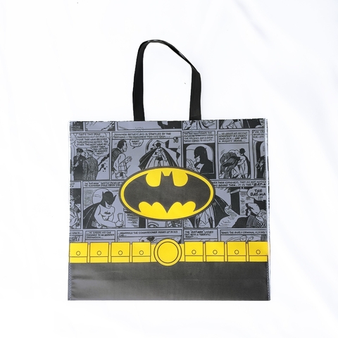 Bolsa de friselina dc: batman o mujer maravilla