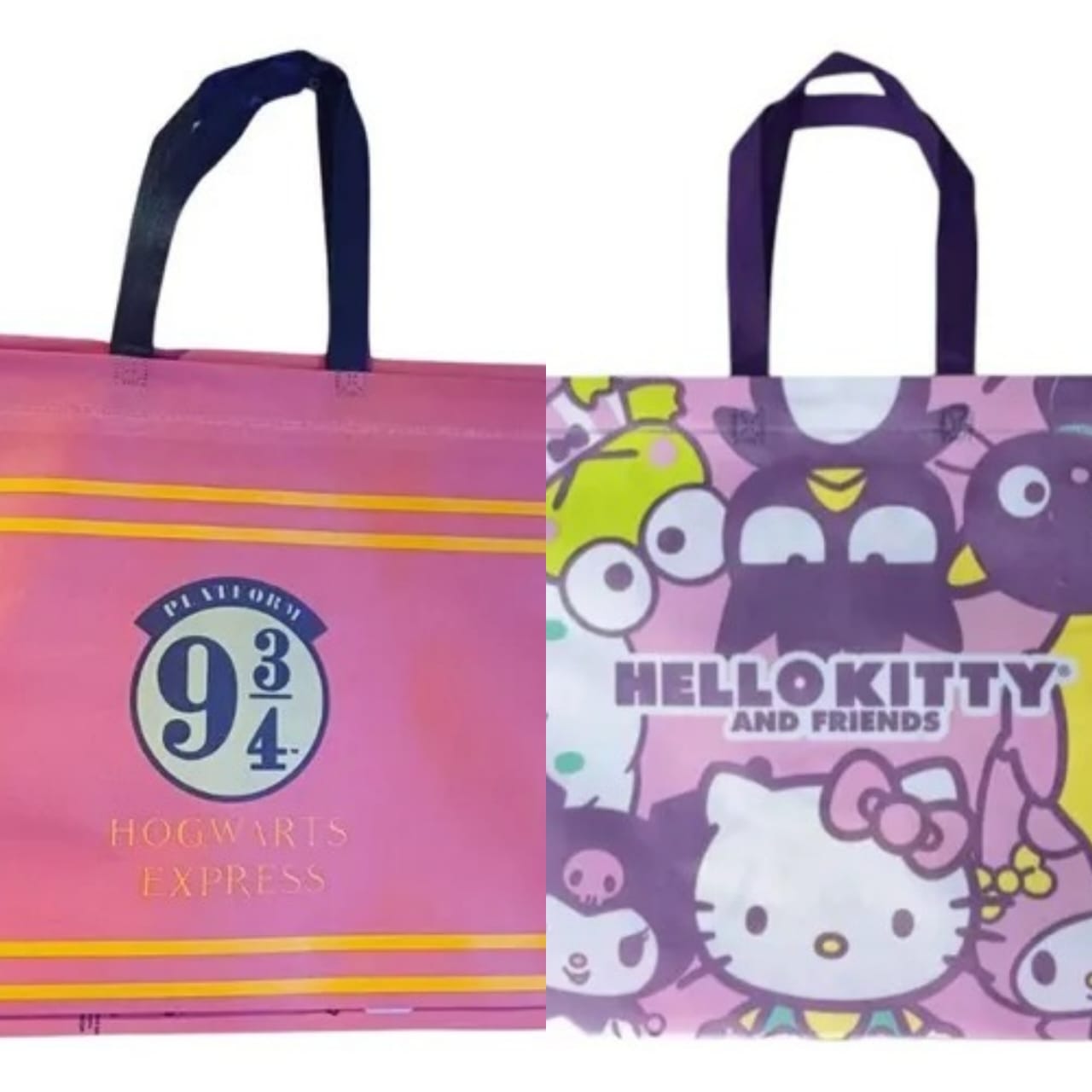 Bolsa sanrio de friselina harry potter y hello kitty 