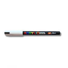 Marcador acrilico: acrylic marker blanco medio 1,8-2,5mm