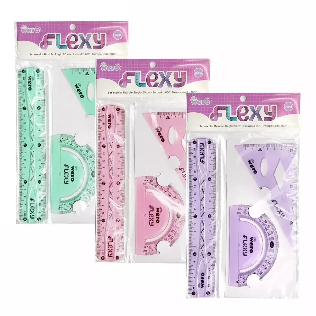 Set de geometria wero flexible x3