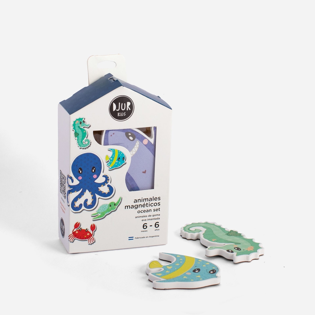 Juego "djur" animales magneticos,  ocean set