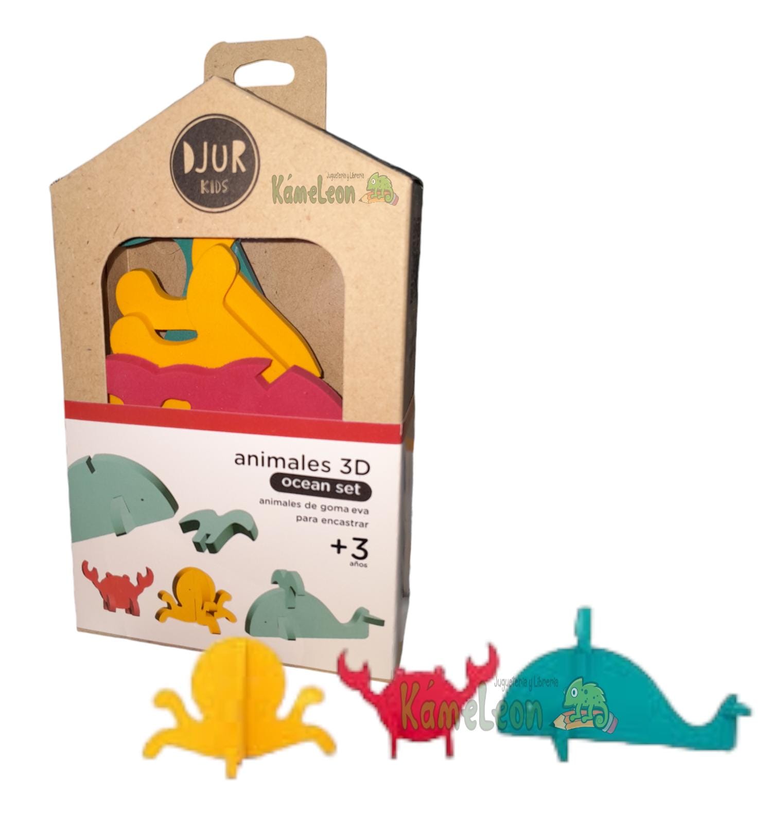 Juego "djur" encastre  ocean set en 3d 
