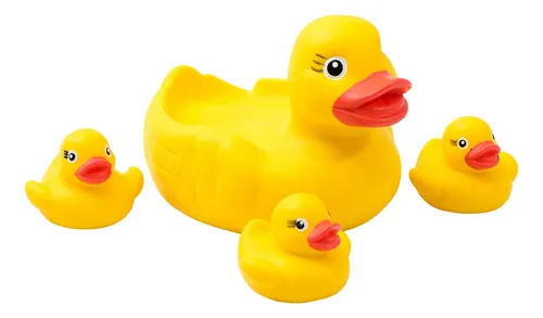 MuÑeco de goma con chifle familia pato