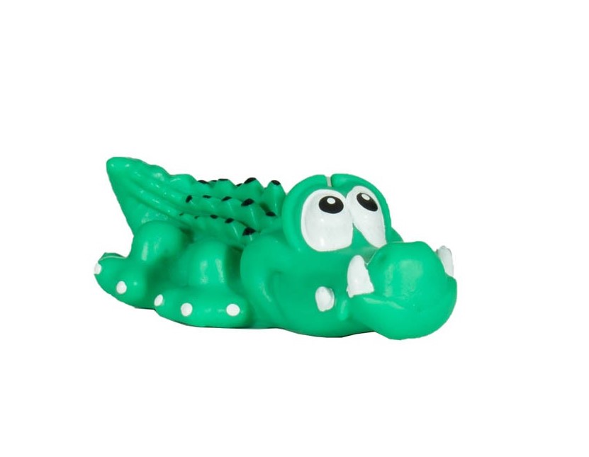MuÑeco de goma con chifle cocodrilo chico
