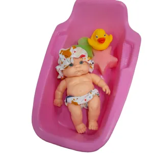 Bebe gordito chico en baÑera  (7620)