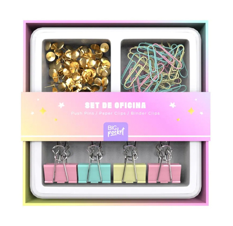 Set de oficina pastel ppr 